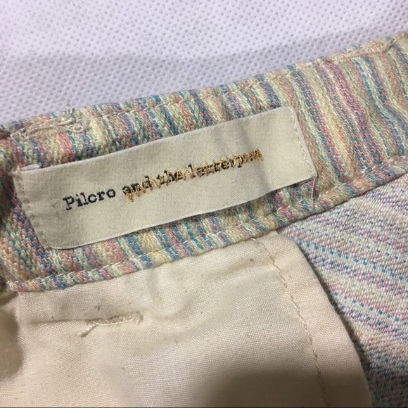 Pilcro and the Letterpress Striped Button Up Skirt - Picture 6 of 8